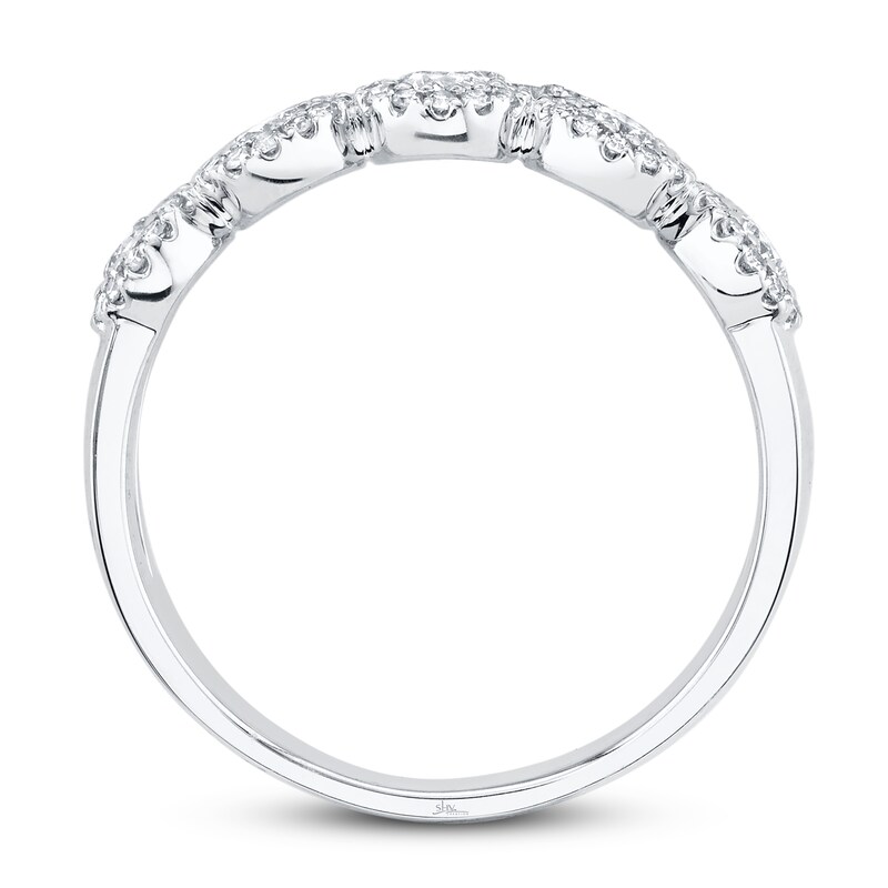 Main Image 2 of Shy Creation Band 1/2 ct tw Diamonds 14K White Gold SC55002618