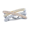 Thumbnail Image 1 of Shy Creation Ring 1/2 ct tw Diamonds 14K Tri-Color Gold SC55002585