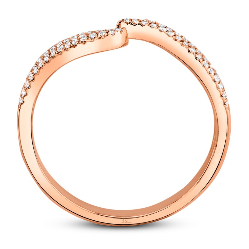 Shy Creation Ring 1/6 ct tw Diamonds 14K Rose Gold SC55003450
