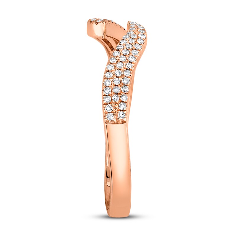 Shy Creation Ring 1/6 ct tw Diamonds 14K Rose Gold SC55003450