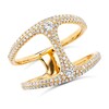 Thumbnail Image 0 of Shy Creation Ring 1/2 ct tw Diamonds 14K Yellow Gold SC55003695