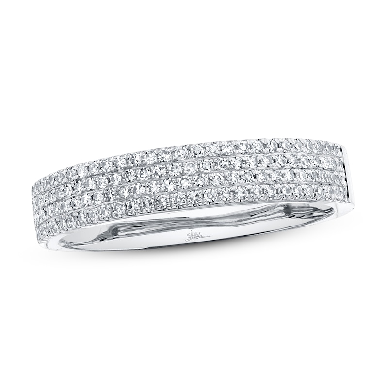 Main Image 1 of Shy Creation Ring 1/4 ct tw Diamonds 14K White Gold SC55005225