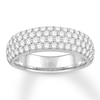 Thumbnail Image 0 of Colorless Diamond Anniversary Ring 1-1/2 ct tw 14K White Gold