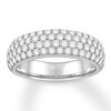 Thumbnail Image 1 of Colorless Diamond Anniversary Ring 1-1/2 ct tw 14K White Gold