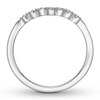 Thumbnail Image 1 of Diamond Contour Ring 1/15 ct tw Round 14K White Gold