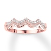 Thumbnail Image 0 of Diamond Anniversary Ring 1/6 carat tw Round 10K Rose Gold