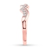 Thumbnail Image 2 of Diamond Anniversary Ring 1/6 carat tw Round 10K Rose Gold