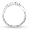 Thumbnail Image 1 of Diamond Contour Ring 1/6 carat tw Round 14K White Gold