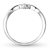 Thumbnail Image 1 of Contour Enhancer Ring Diamond Accents 14K White Gold