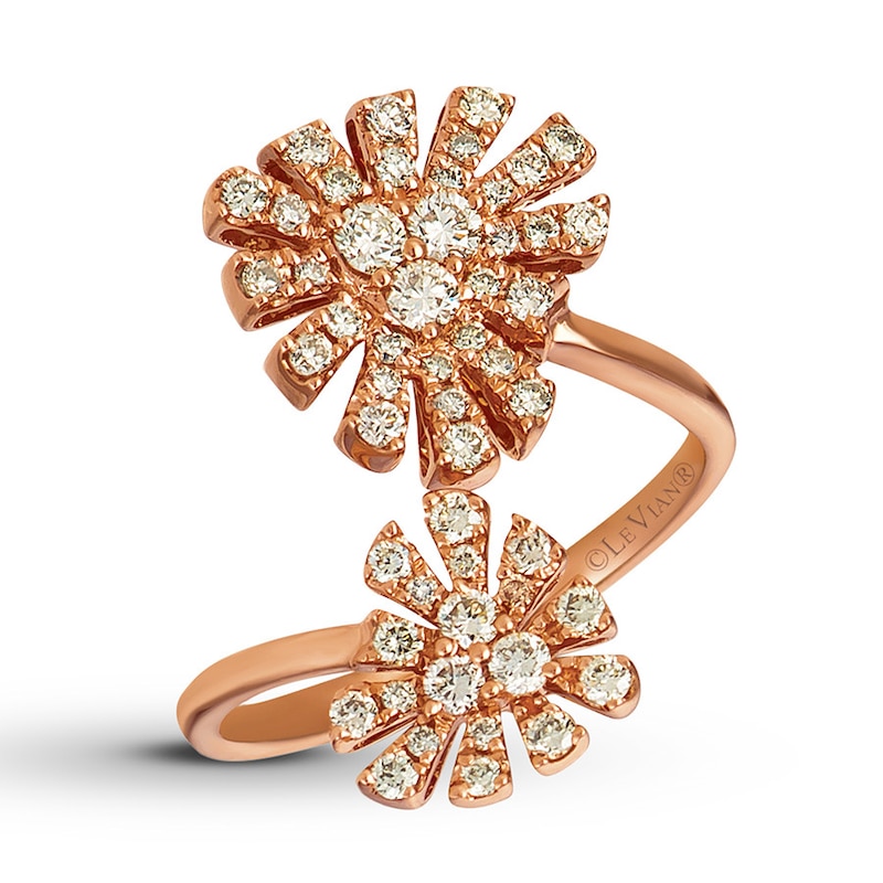 Main Image 1 of Le Vian Diamond Ring 3/4 carat tw 14K Strawberry Gold