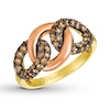 Thumbnail Image 1 of Le Vian Chocolate Diamonds Ring 1 ct tw 14K Two-Tone Gold
