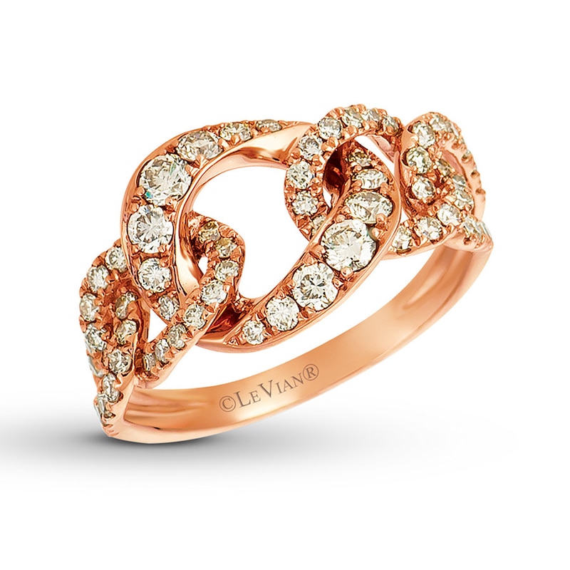 Le Vian Diamond Ring 1 carat tw 14K Strawberry Gold