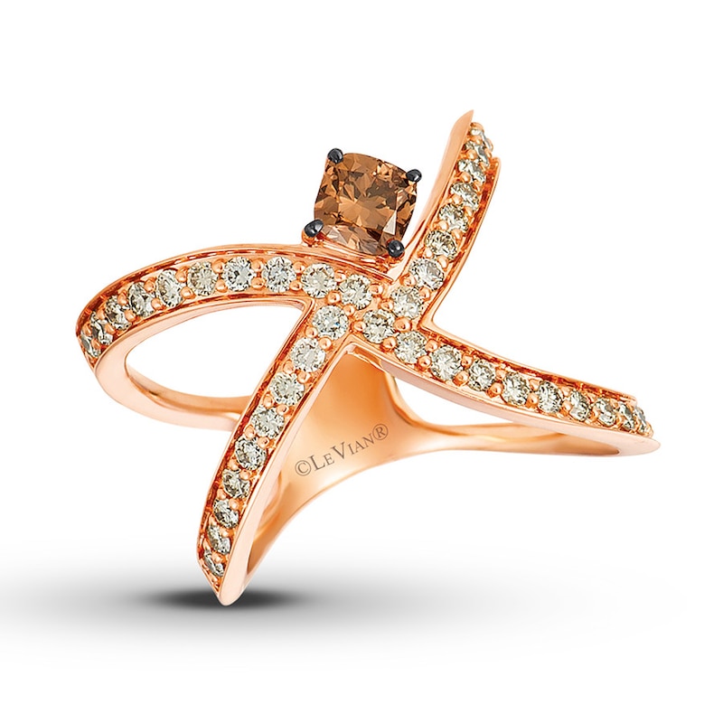 Main Image 1 of Le Vian Diamond Ring 1-1/6 carats tw 14K Strawberry Gold