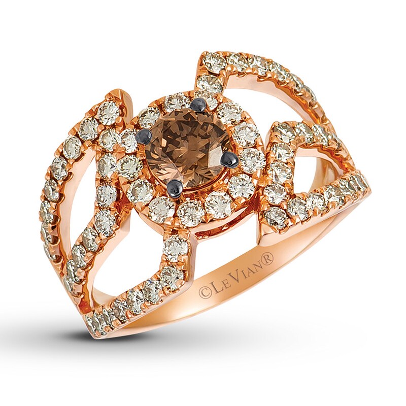 Main Image 1 of Le Vian Diamond Ring 1-7/8 ct tw 14K Strawberry Gold