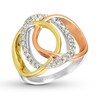Thumbnail Image 1 of Le Vian Diamond Ring 1/2 carat tw 14K Tri-Color Gold