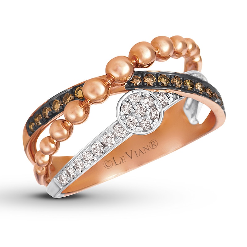 Le Vian Diamond Ring 3/8 carat tw 14K Two-Tone Gold