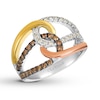 Le Vian Diamond Ring 3/4 carat tw 14K Tri-Color Gold