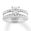 Thumbnail Image 3 of Diamond Enhancer Ring 5/8 carat tw Round 14K White Gold