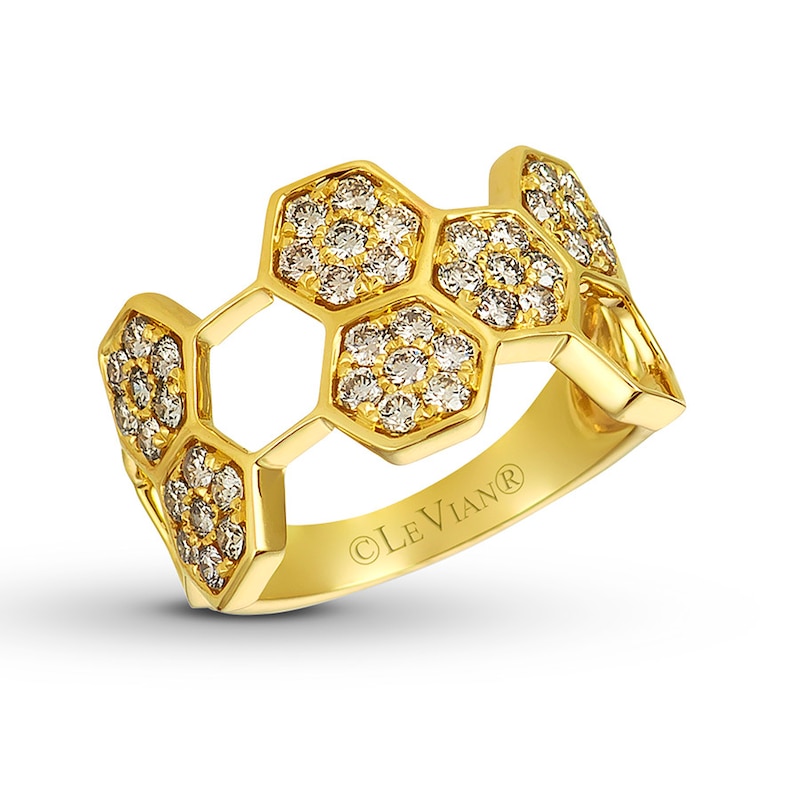 Le Vian Diamond Ring 7/8 carat tw 14K Honey Gold