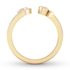 Thumbnail Image 2 of Diamond Deconstructed Ring 3/8 ct tw Oval/Round10K Yellow Gold