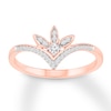 Thumbnail Image 0 of Diamond Promise Ring 1/8 carat tw Round 10K Rose Gold