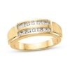 Thumbnail Image 0 of Men's Diamond Ring 1/5 ct tw Round 10K Yellow Gold