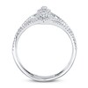 Thumbnail Image 1 of Shy Creation North-South Ring 5/8 ct tw Diamonds 14K White Gold SC55005563