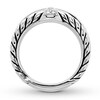 Thumbnail Image 2 of Diamond Ring 1/6 carat tw Round Sterling Silver