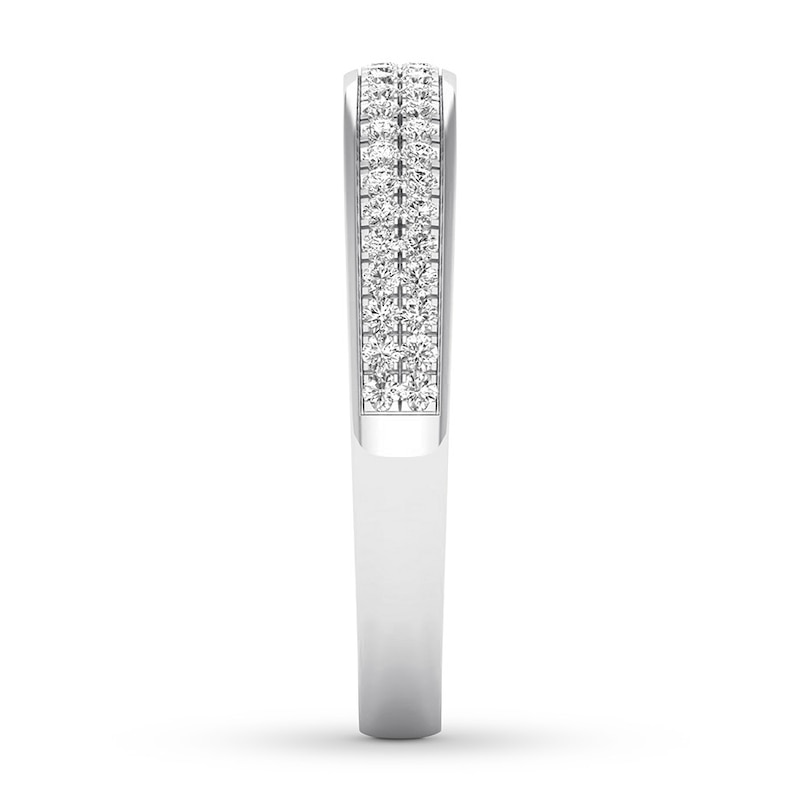 Diamond Anniversary Ring 1/3 carat tw Round Platinum