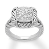 Thumbnail Image 0 of Diamond Ring 1/3 carat tw Round Sterling Silver