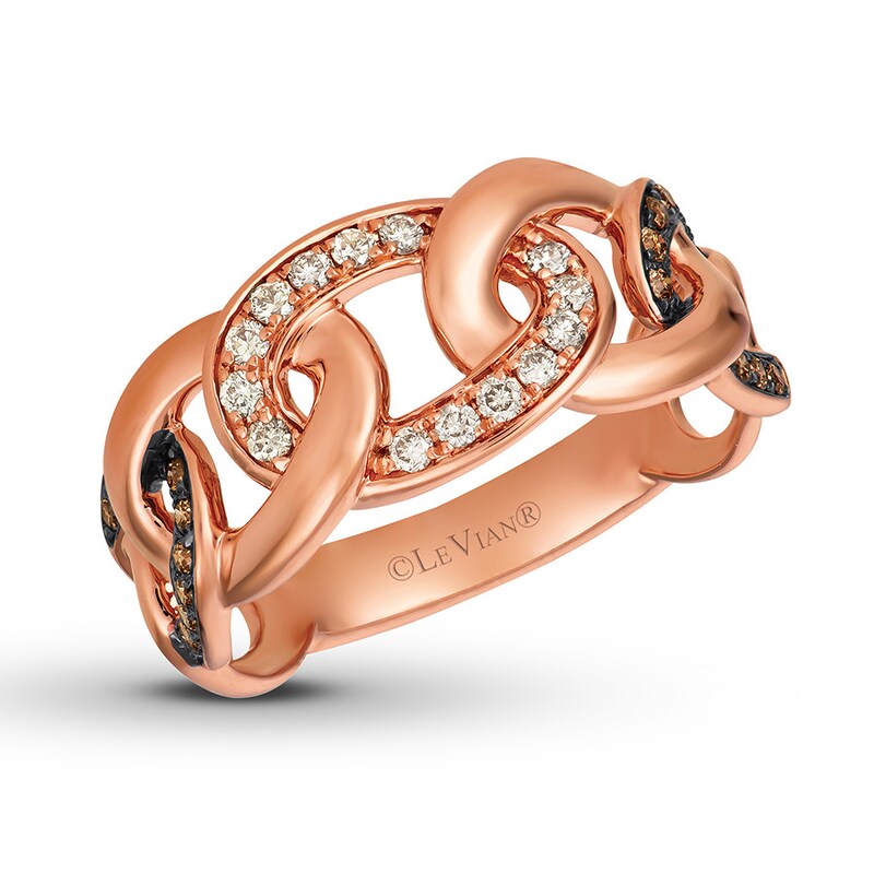 Main Image 1 of Le Vian Diamond Ring 1/4 carat tw 14K Strawberry Gold