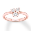 Thumbnail Image 0 of Bezel-set Diamond Ring 1/4 carat tw 10K Rose Gold