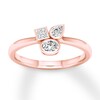 Thumbnail Image 0 of Bezel-set Diamond Ring 1/4 carat tw 10K Rose Gold