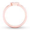 Bezel-set Diamond Ring 1/4 carat tw 10K Rose Gold