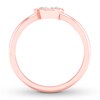 Thumbnail Image 1 of Bezel-set Diamond Ring 1/4 carat tw 10K Rose Gold