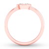 Thumbnail Image 1 of Bezel-set Diamond Ring 1/4 carat tw 10K Rose Gold