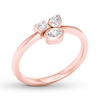 Bezel-set Diamond Ring 1/4 carat tw 10K Rose Gold