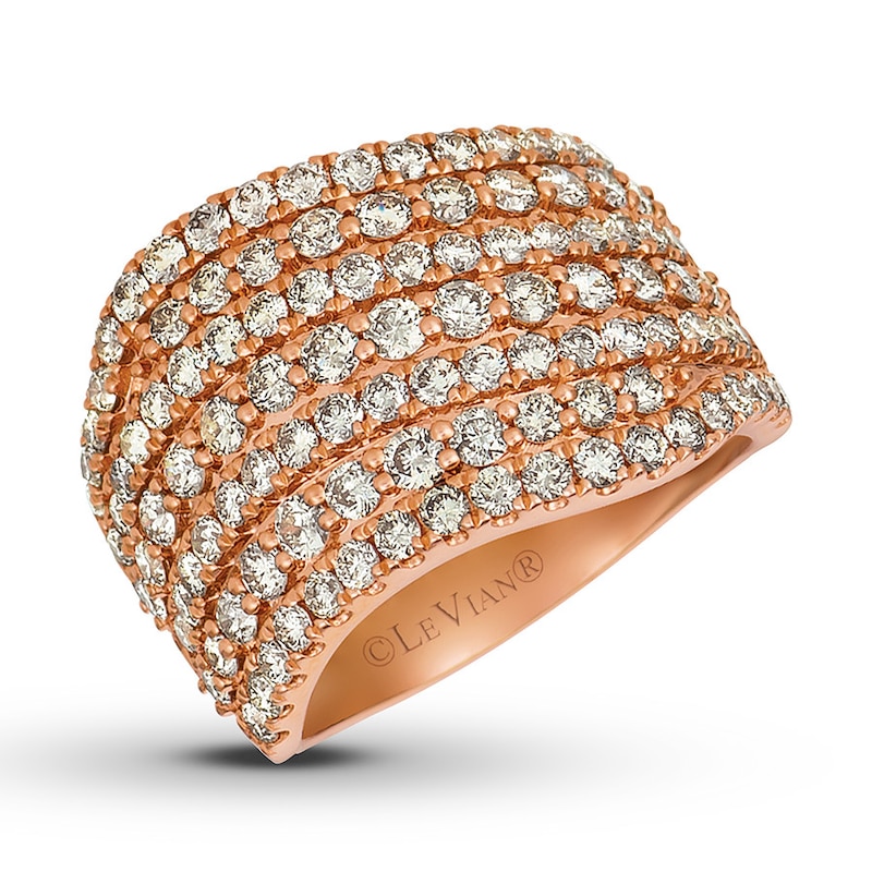 Main Image 1 of Le Vian Diamond Ring 2-1/5 carats tw Strawberry Gold