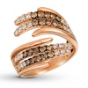 Le Vian Chocolate Ombre Ring 1 carat tw Diamonds 14K StrawberryGold