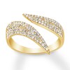 Thumbnail Image 0 of House of Virtruve Diamond Deconstructed Ring 1/2 ct tw 14K Yellow Gold