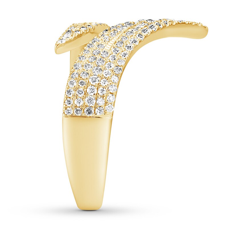 House of Virtruve Diamond Deconstructed Ring 1/2 ct tw 14K Yellow Gold