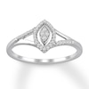 Thumbnail Image 0 of Diamond Promise Ring 1/8 carat tw Round 10K White Gold