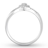 Thumbnail Image 1 of Diamond Promise Ring 1/8 carat tw Round 10K White Gold