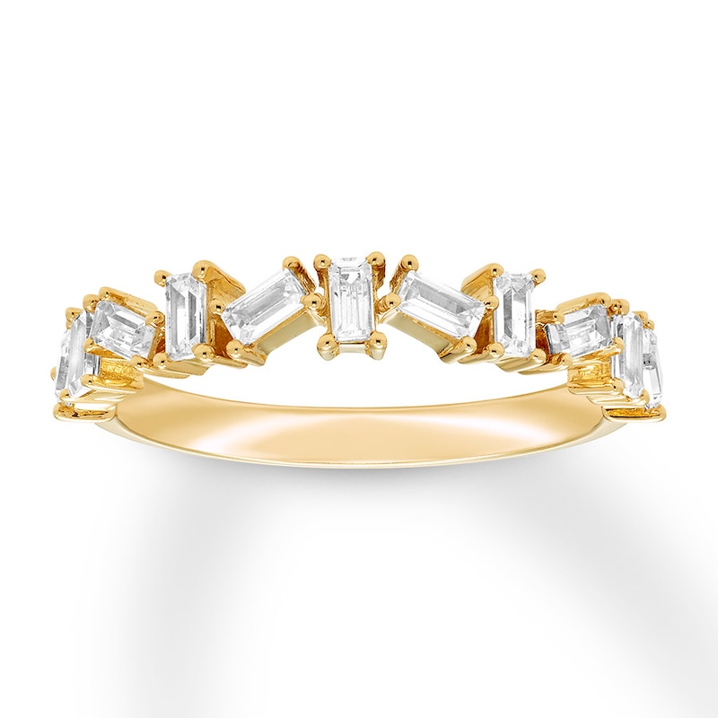 Diamond Band 1/2 carat tw Baguette 14K Yellow Gold