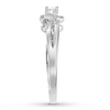 Thumbnail Image 2 of Diamond Promise Ring 1/4 carat tw Round 10K White Gold