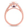 Thumbnail Image 2 of Vera Wang WISH Diamond Ring 1-1/5 ct tw Round 14K Rose Gold