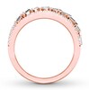 Thumbnail Image 1 of Diamond Ring 5/8 carat tw Baguette/Round 14K Rose Gold