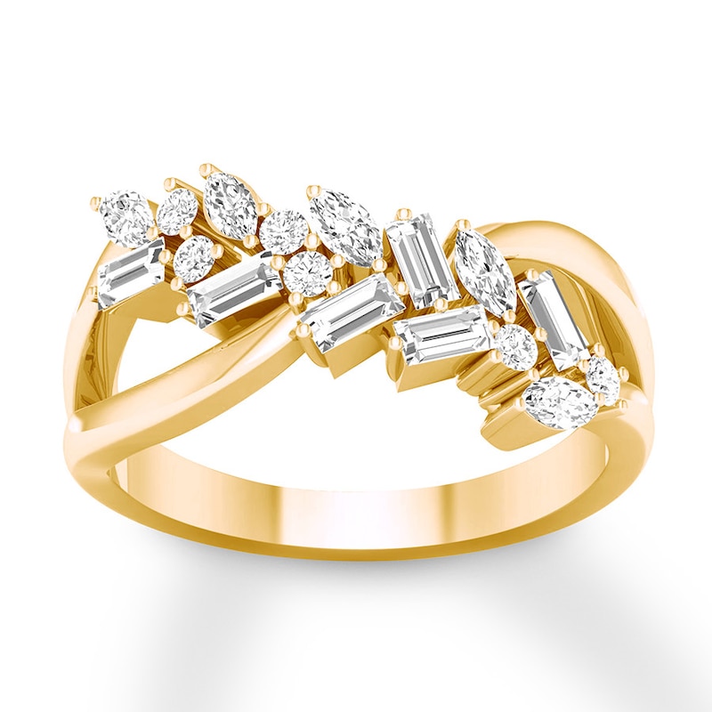 Diamond Ring 5/8 carat tw 14K Yellow Gold