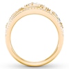 Thumbnail Image 1 of Diamond Ring 1/2 carat Baguette/Round 14K Yellow Gold