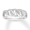 Thumbnail Image 0 of Diamond Link Ring 1/4 carat tw Round 10K White Gold